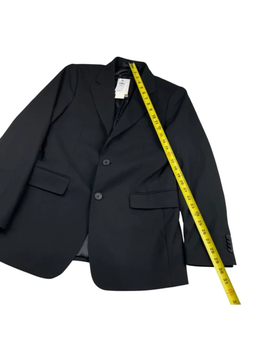 NEW Banana Republic Men’s Performance Tailored Fit 2-Button Blazer Black • 36R